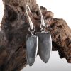 Stunning Labradorite Sterling Silver Drop Earrings Natural Stone - Light Moon Stone or Dark Labradorite